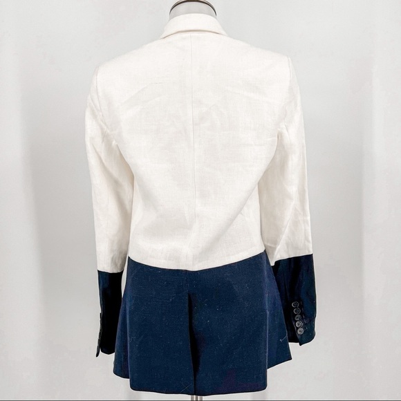 Michael Kors linen colorblock boy blazer - Picture 6 of 12